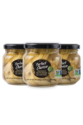 Perfect Choice 860009915749 Artichoke Quarters Marinated - Delicious 6.5 Ounce Pack Of 3