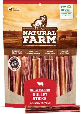 Pet 445007452484 Gullet Sticks 4-5 Inch 25 Pack Grain-free Preservative-free And Fully Digesti