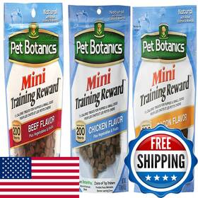 B01cxjfo5q Pet Botanics Mini Training Rewards For Dogs 3 Flavor Variety Bundle 1 Bacon