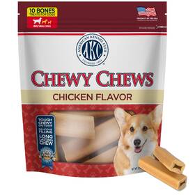 Pet Brands 816703018316 American Kennel Club Chewy Chews Small Breed Long-lasting Chicken Flavor Dog