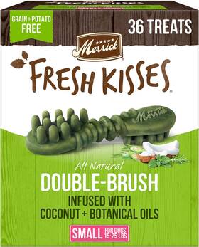 00022808661337 Pet Care Fresh Kisses Natural Dental Chews Infused With Coconut And Botanical Oils For Sm