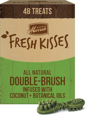 11002 Pet Care Fresh Kisses Natural Dental Chews Infused With Coconut And Botanical Oils For Sm