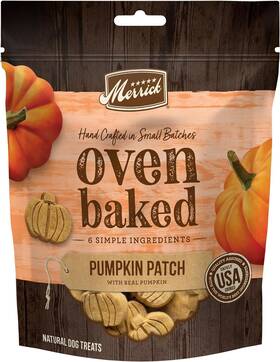 76307 Pet Care Oven Baked Dog Treats Natural And Crunchy Bag Of Pumpkin Patch With Rea