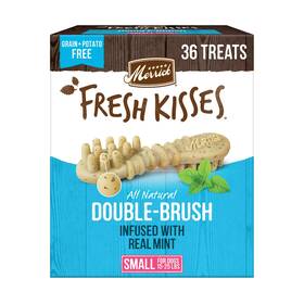 Pet Care Company 313102879895 Fresh Kisses Small Dog Treats Real Mint Flavor Dental Chews 23 Oz Box 36 Coun
