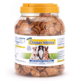 104683 Pet Center Pci Chicken Nibble Dog Treats 225lb 100% Real Raw Dehydrated Br