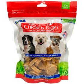 157877 Pet Center Pci Chicken Bites 100% Breast Raw Dehydrated Made In Usa 8 Ounce Pack