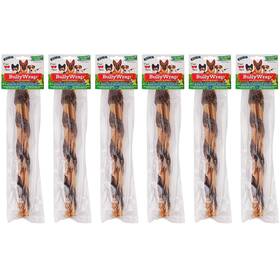 Blw-001mc Pet Center Bullywrap 9 Inch Beef Jerky-wrapped Bully Sticks 6ct Ultimate Chew For Medium &