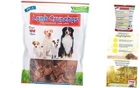 Lam-016mc Pet Center Inc. Lamb Crunchys Raw Dehydrated Lungs 16 Ounce Pack Of 1