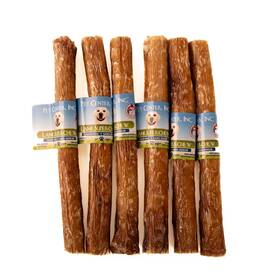Lsc-100mc Pet Center Lami Superchews 7 Inch 6 Ct Beef Ligament And Lamb Jerky Chews For Medium Large Do