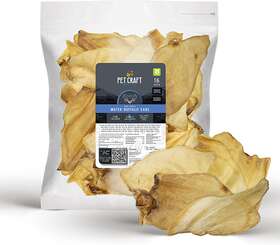 70638 Pet Craft Supply Pure Natural Grass Fed Water Buffalo Ear Value Free Range Durab