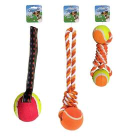 A08230 Pet Edge Diggers Lg Tennis Ball Toys Asst 3