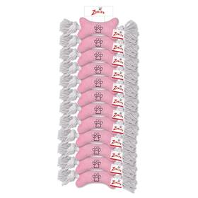 Zw49073 Pet Edge Za Tiny Tugger Clip Strip - Pnk 12pc