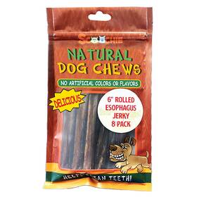 Zx032808 Pet Edge Scp Rolled Esophagus Jerky 6in 8pk