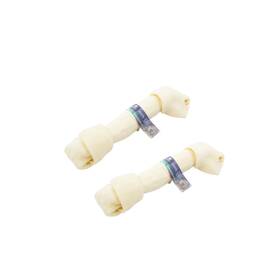 Pet Factory 094983720109 Usa 100% Natural Beefhide Dog Bone Chew 10 Inches 2 Units