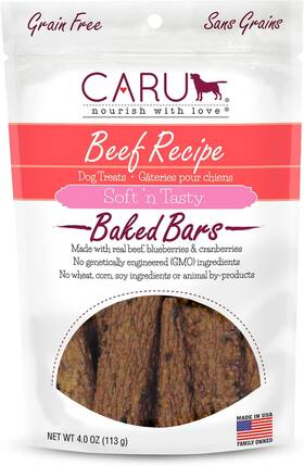 10851395005081 Pet Food Soft N Tasty Baked Bars - Beef Dog Treats Flavorful Training 4 Oz