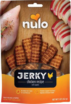 56jc05 Pet Food Inc. Premium Jerky Strips Dog Treats Grain-free High Protein Made With