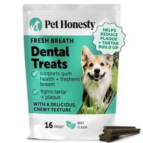 B0f97gzqpl Pet Honesty Fresh Sticks Dog Dental Treats Chews 16ct