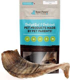 Pet Inc. 445023261275 Lamb Horns For Dogs Large 2pc - Dog Chew Treat Made In Usa