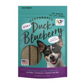 Pjf-10240 Pet Jerky Factory Premium Duck And Blueberry 5 Oz. Dog Treats 100% Hu