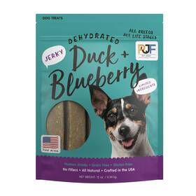 Pjf-10252 Pet Jerky Factory Premium Duck And Blueberry 12 Oz. Dog Treats 100% H