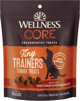88216 Pet Llc Core Tiny Trainers Dog Treats Natural Training Treat Grain Free Turkey And Pom