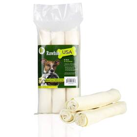 B082nx9kfl Pet Magasin Rawhide Large Thick Rolls 9 To 10 Inches Long-lasting Chew Treat Toy For Medi