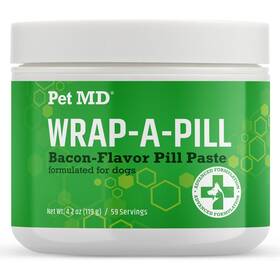 Pet Md 850012848011 Wrap A Bacon Flavor Paste For Dogs - Create Pocket To Hide And 59 Servings