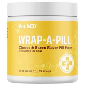 Pet Md 850012848356 Wrap A Pill Cheese And Bacon Flavor Paste For Dogs - Make Pocket