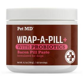 Pet Md 850012848769 Wrap-a-pill With Dog Probiotics - Pill Wrap For Dogs Medicine Easy-to-use P