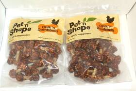 Pet N Shape 032657104169 Ftn Chikftn Dumbbells Lot Of 2 Packages 1 Lb Each