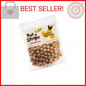 10316 Pet N Shape Ftn Chik Rice Balls Dog Treats - 1 Pound