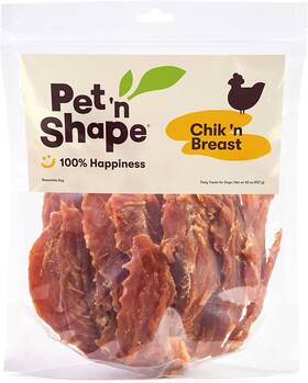 Pet N Shape 445031148131 Ftn Chik Breast Jerky Dog Treats - 2 Pound