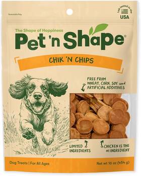 Pet N Shape 726084408357 Ftn Chik Chips Jerky Dog Treats - 1 Pound