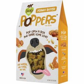 Tpsnkypop-pb10oz Pet Palette Llc Snicky Snaks Peanut Butter Poppers Treat 10 Oz