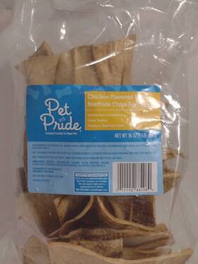 Pet Pride 745687076633 Chicken Beefhide Chews For Dogs 1 Pound