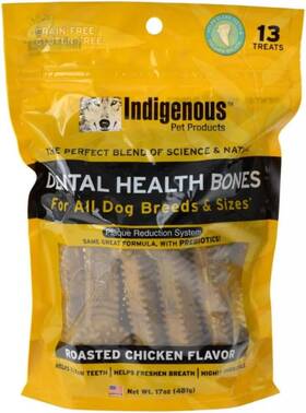 1723c Pet Products Chicken Flavor Dental Health Bone Dog Treats 13 Count Each Made In The Usa Pa