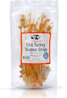Pet Products 313045120115 3oz Turkey Tendon Strips Dog Chew Treats Sources And Made In The Usa 1 Pack