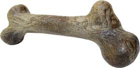 36032 Pet Qwerks Dinosaur Barkbone For Aggressive Chewers Steak Flavor Medium Dogs