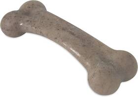 Bbb1 Pet Qwerks Original Barkbone - Nylon Dog Bone For Aggressive Chewers Bacon
