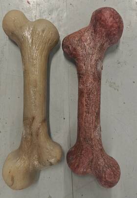 Dbb1 Pet Qwerks Dino Bacon And Nylon - Xxxl Barkbone For Dogs Combo-2