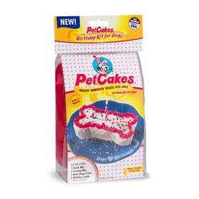 Petcakes 859989002358 Dog Birthday Cake Kit - All Natural Treats Puppy To Large Dogs Carob Flavo