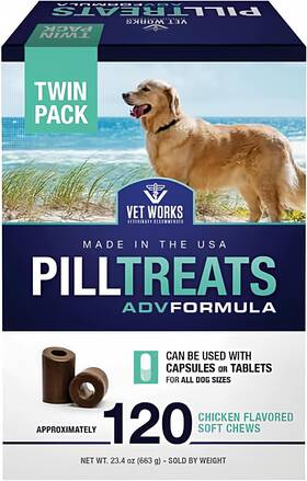 Petiq 445030945939 120 Count - Chicken Flavor Pill Treats Soft Chews Health And Wellness Supplement