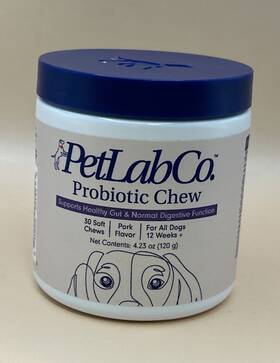 Petlab 810090680880 Co. Probiotics For Dogs 30 Soft Chews Pork Flavor 4.23 Oz Exp. 09/25 New