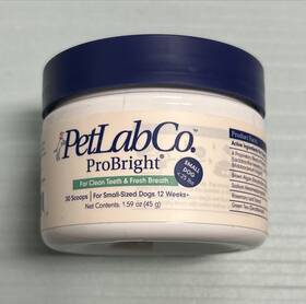 Petlab Co 810090680651 Co. Probright For Clean Teeth Fresh Breath Small Dogs By 01/2026 New
