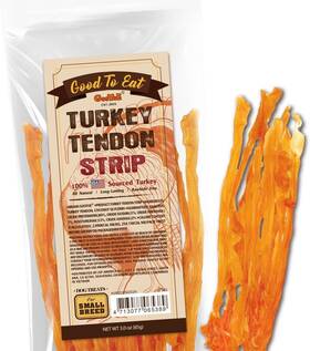Petlife Co. Ltd. 445011841878 Gootoe Turkey Tendons For Dogs All-natural Hypoallergenic Dog Treats Rawhide