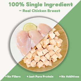 Petpuro 683125255328 Freeze Dried Chicken Dog Treats High Protein Healthy Training Snacks Cat