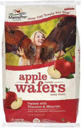 1000002 - Pets Apple Wafers Treats For Horses Packed With Vitamins And Minerals Flavored