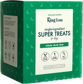 Pets 711181388299 - Whole Duck Feet For Dogs Single Ingredient Treat Dehydrated Dog