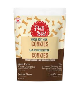 Pets Gone Wild 990312360810 Whole Goat Milk Cookies Natural Dog 1 Ounce Pack Of