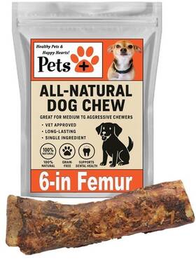 B0fmlbjwf5 Pets Plus Beef Femur Bone Dog Chew Natural Long Lasting Dental Large Dogs